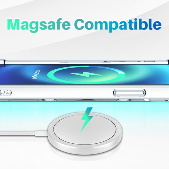 CLEAR MAGSAFE Case For iPhone 12 ProMax Transparent Magnetic Cover - Picture 9 of 13